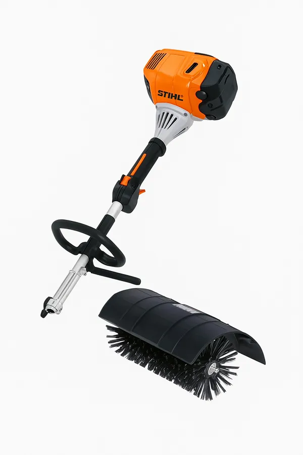Stihl KB-KM benzininė rotacinė šluota su dvigubais šepečiais – KombiSystem priedas