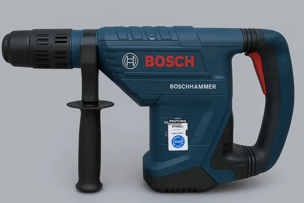 Akumuliatorinis perforatorius Bosch SDS-max su SDS-max tvirtinimo sistema, skirtas galingam gręžimui ir kalimui betone, akmenyje bei mūre.