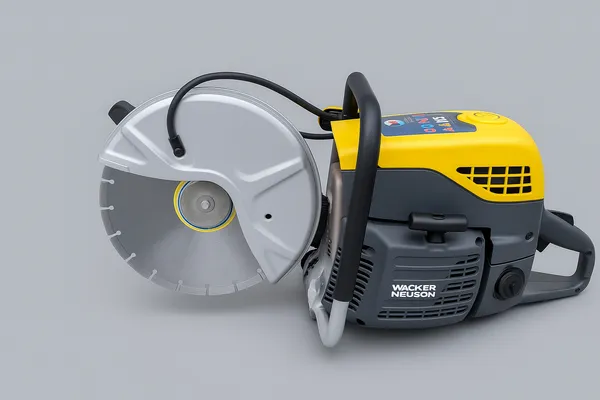 Wacker Neuson BTS 635S benzininė rankinė pjaustyklė su disku, skirta betono ir asfalto pjovimui